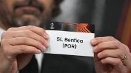 Sorteio da Liga Europa (Photo by FABRICE COFFRINI/AFP via Getty Images)
