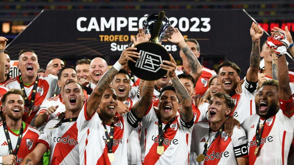 River Plate venceu o Troféu dos Campeões (Joaquín Camiletti/Getty Images)