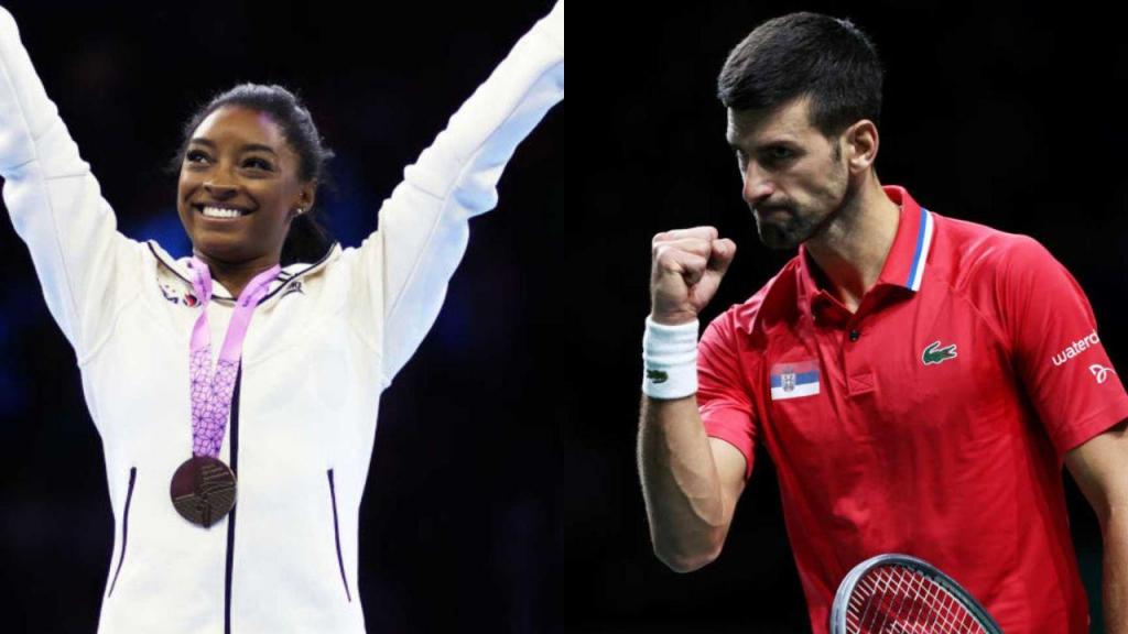 Novak Djokovic e Simone Biles foram eleitos atletas do ano pela Associação Internacional de Imprensa Desportiva 