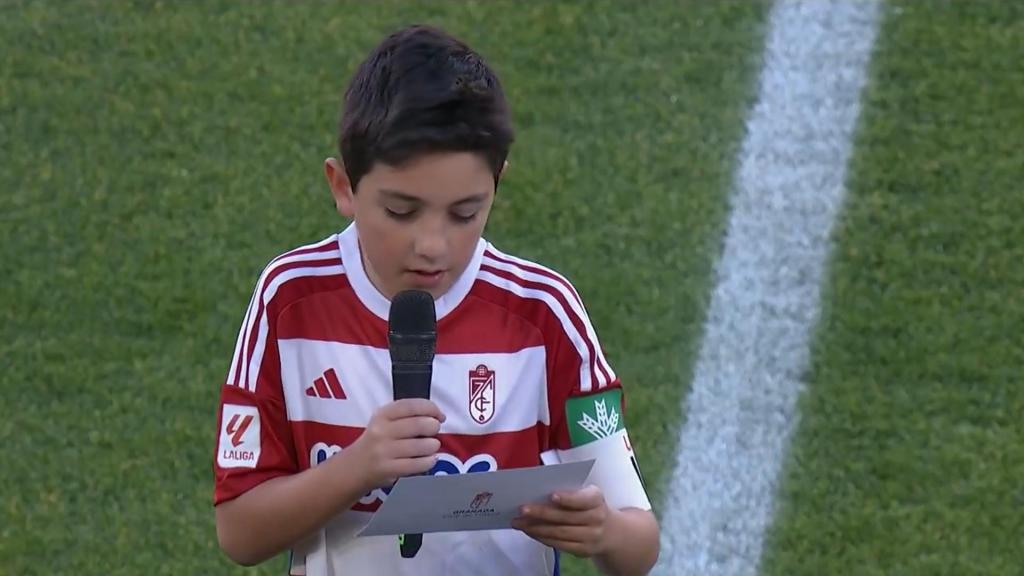 Criança pede desportivismo no futebol espanhol