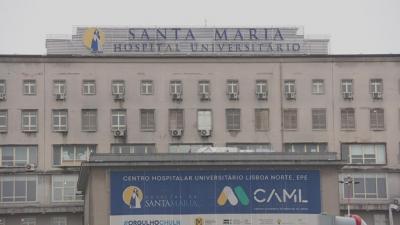 Doente internado ficou ferido em foco incêndio no Hospital de Santa Maria - TVI