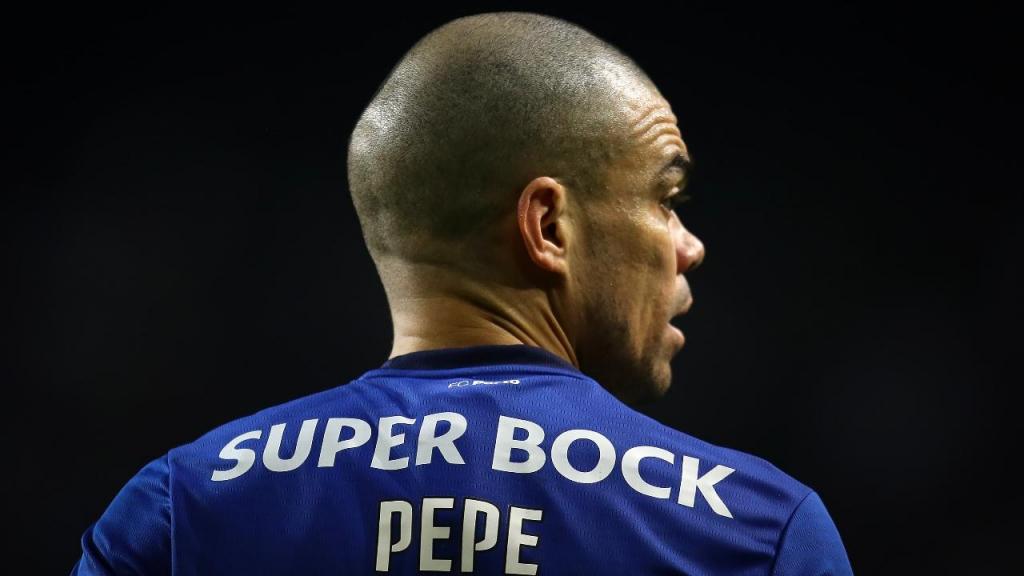 Pepe no FC Porto-Sp. Braga (MANUEL FERNANDO ARAÚJO/Lusa)