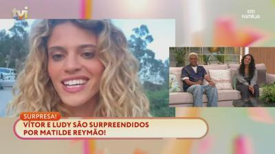 Matilde Reymão surpreende os colegas Ludy Guimarães e Vítor Britto! Veja a mensagem carinhosa da atriz - TVI