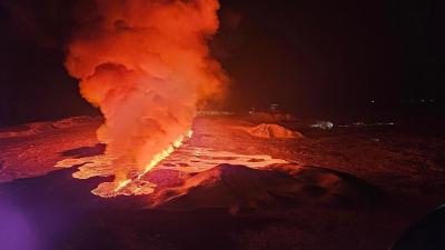 Vulcão islandês volta a entrar em erupção - TVI