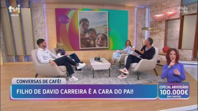 David Carreira e Carolina Carvalho mostram a cara do filho Lucas! Veja o vídeo - TVI