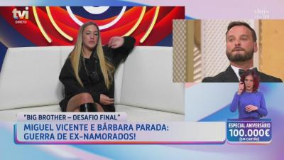 Miguel Vicente reage a imagens de Bárbara Parada: «É uma pessoa que me passa completamente ao lado» - TVI
