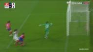 A trave salva o Atlético de Madrid! Outra vez Romero perto do golo.