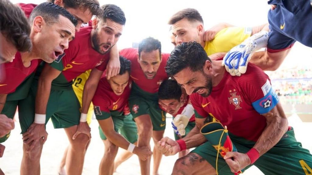 Mundial de futebol de praia: Portugal-México (FPF)