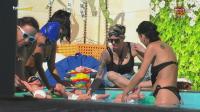 Vina Ribeiro dá aula de natação para bebés! Veja o momento hilariante - Big Brother