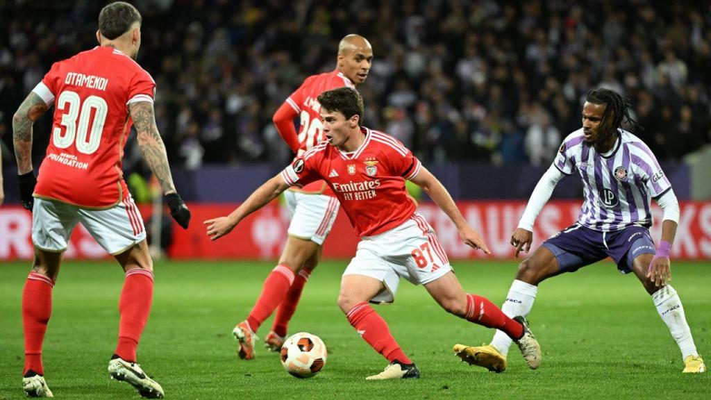 Toulouse-Benfica (EPA/CAROLINE BLUMBERG)