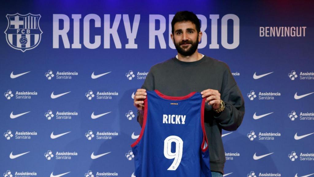 Ricky Rubio, jogador do Barcelona (AP)