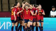 Liga das Nações feminina: Espanha-França (AP Photo/Jose Breton)