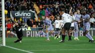 O golo de Bellingham que já não valeu no Valencia-Real Madrid (Biel Alino/EPA)