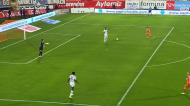 Golo caricato no jogo entre o Alanyaspor e o Trabzonspor (foto: X)