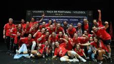 Voleibol feminino: Benfica vence Taça de Portugal e quebra jejum com 50 anos