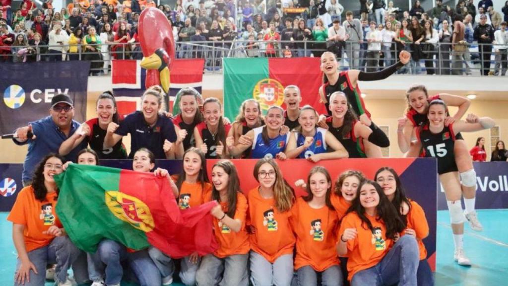 Portugal apura-se para o Europeu sub-20 de voleibol feminino (Foto: Federação Portuguesa de Voleibol)