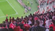 Jogadores do Benfica recebem coro de assobios... Apesar da vitória frente ao Marselha