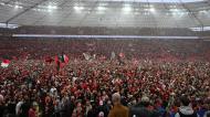 Bayer Leverkusen campeão (INA FASSBENDER/AFP via Getty Images