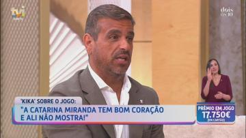 thumbnail Luís Fonseca: «A Catarina Miranda é a chefe do jogo, sabe o que está ali a fazer»