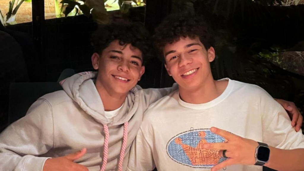 Enzo Alves e Cristianinho (Foto: Instagram Enzo Alves)