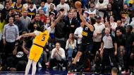 Jamal Murray e Anthony Davis no Nuggets-Lakers NBA (Jack Dempsey/AP)