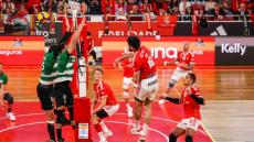Voleibol: Benfica bate Sporting e fica a uma vitória do título