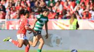 Sporting-Benfica Taça da Liga feminina (Foto: António Cotrim/LUSA)