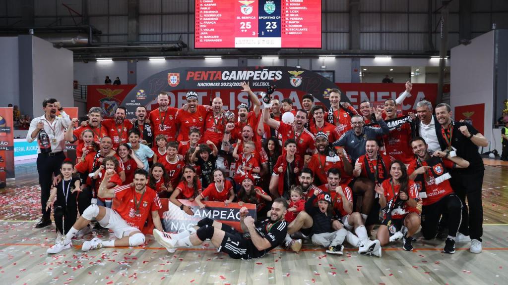 Benfica sagra-se pentacampeão nacional de voleibol (LUSA)