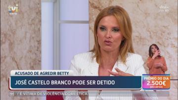 thumbnail Cristina Ferreira revela sobre o caso de José Castelo Branco e Betty: «O Cláudio esteve várias vezes em casa deles»