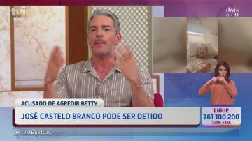 thumbnail Cláudio Ramos sobre José Castelo Branco: «Se provam que ele agrediu a Betty, é uma pessoa que, para mim, morreu!»