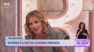 thumbnail Cristina Ferreira para avó de Catarina Miranda: «Posso falar, que também sou apresentadora?!»