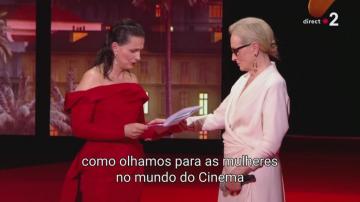 thumbnail Festival Cannes: Meryl Streep recebe palma de ouro honorária ao som de ‘África Minha’