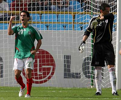 Mexico bateu o Paraguai por 6-0