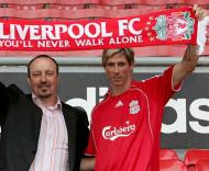 Fernando Torres no Liverpool (Foto EPA)