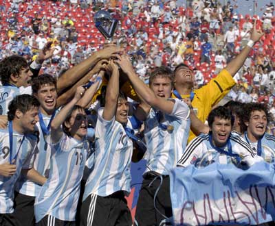 Mundial Sub-20: a festa dos argentinos