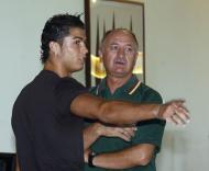 Selecção- Scolari com Ronaldo (foto Lusa)