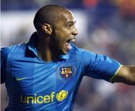 Henry marcou três golos Levante-Barcelona