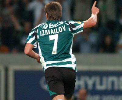 Izmailov marcou dois golos ao V. Guimarães