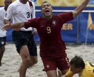 Portugal no Mundial de futebol de praia (Foto EPA)