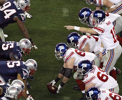 Giants levaram a Super Bowl 2008 (Foto EPA)