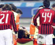 Ronaldo lesiona-se durante Milan-Livorno