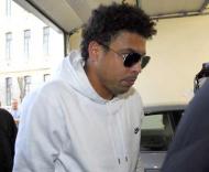 Ronaldo, em Paris, à chegada ao Hospital