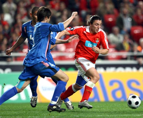 Benfica-Getafe: Rodriguez e Belenguer(Foto Lusa)